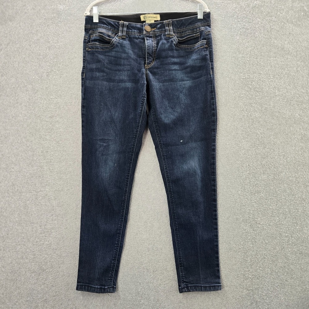 Democracy Women Jeans 10 Blue Denim Skinny Ab Technology Inseam 26" READ